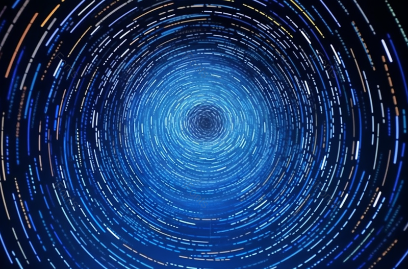 围绕中心旋转的发光粒子三维渲染,插画/手绘图,插画/手绘图库,插画/手绘图下载,插画/手绘